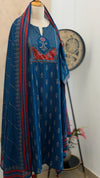 ✨ Pure Cotton Kurti Set Paired with Kota Doria Dupatta ✨