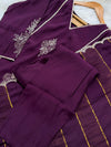Mul Chanderi Handwork Kurti Set- Ready to Wear