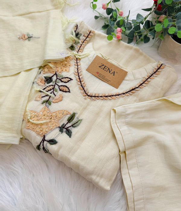 ✨ Pure Mul Chanderi Anarkali Set ✨