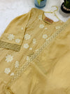 ✨ Mul Chanderi Embroidered Kurti Set ✨