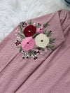 ✨ Pure Cotton Embroidered A-Line Kurti Set ✨