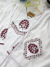✨ Imported Crushed Ready-to-Wear Embroidered Anarkali Set ✨