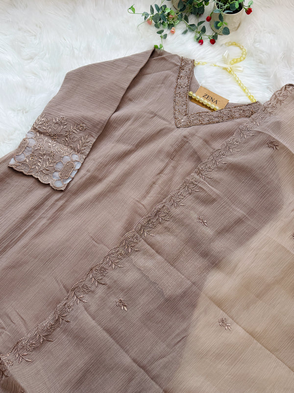 ✨ Handwork Party Wear Kurti Set ✨