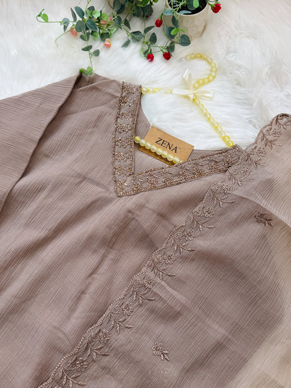 ✨ Handwork Party Wear Kurti Set ✨