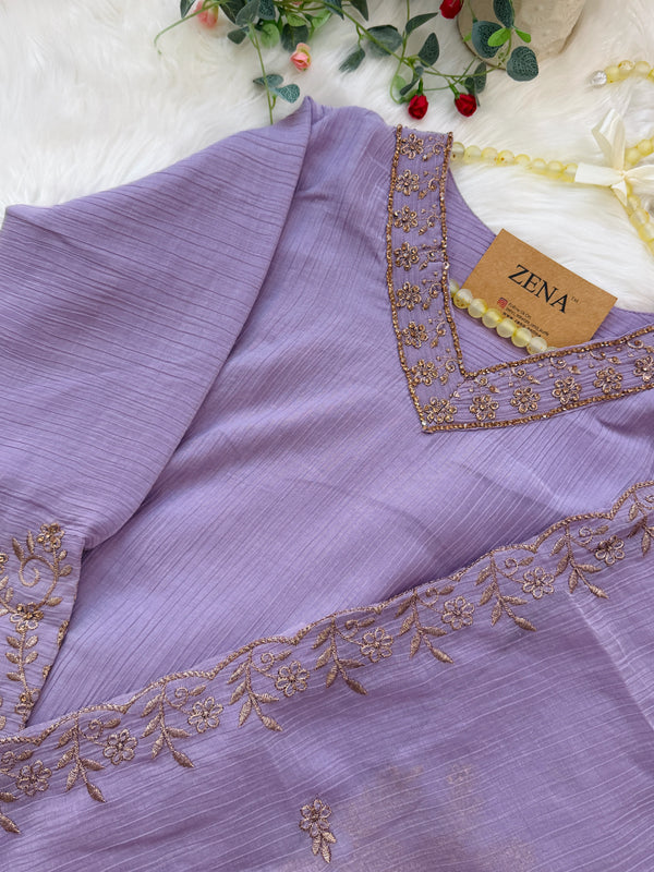 ✨ Handwork Party Wear Kurti Set ✨