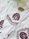 ✨ Imported Crushed Ready-to-Wear Embroidered Anarkali Set ✨