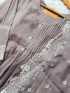 ✨ Glass Chanderi Embroidered Anarkali Set ✨