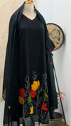 ✨ Pure Mul Chanderi Embroidery Work Kurti Set ✨