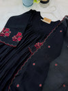 ✨ Glass Chanderi Handwork Anarkali Set for Women ✨