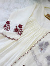 ✨ Glass Chanderi Handwork Anarkali Set for Women ✨