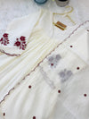 ✨ Glass Chanderi Handwork Anarkali Set for Women ✨