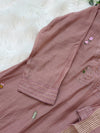 ✨ Pure Mul Chanderi Hand Detailed Kurti Set ✨