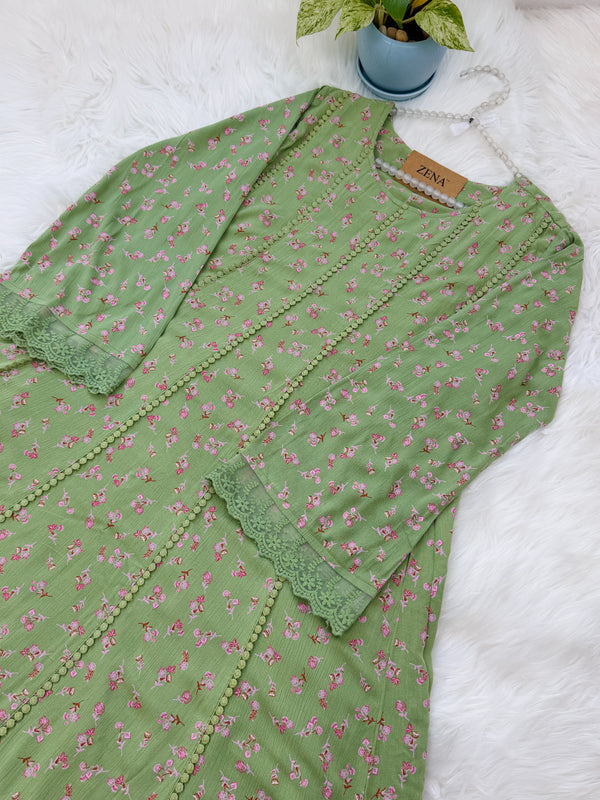 ✨ Imported Crush Rayon Anarkali Set ✨