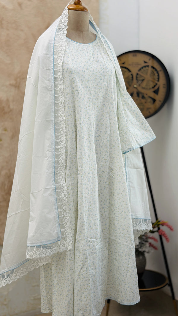 ✨ Linen Anarkali Set✨