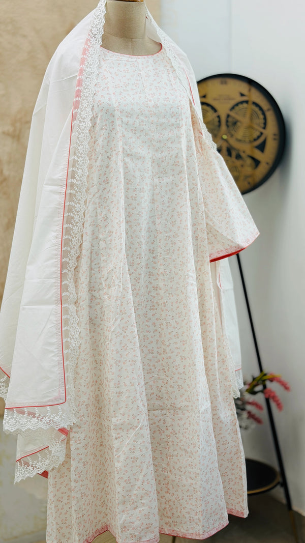 ✨ Linen Anarkali Set✨