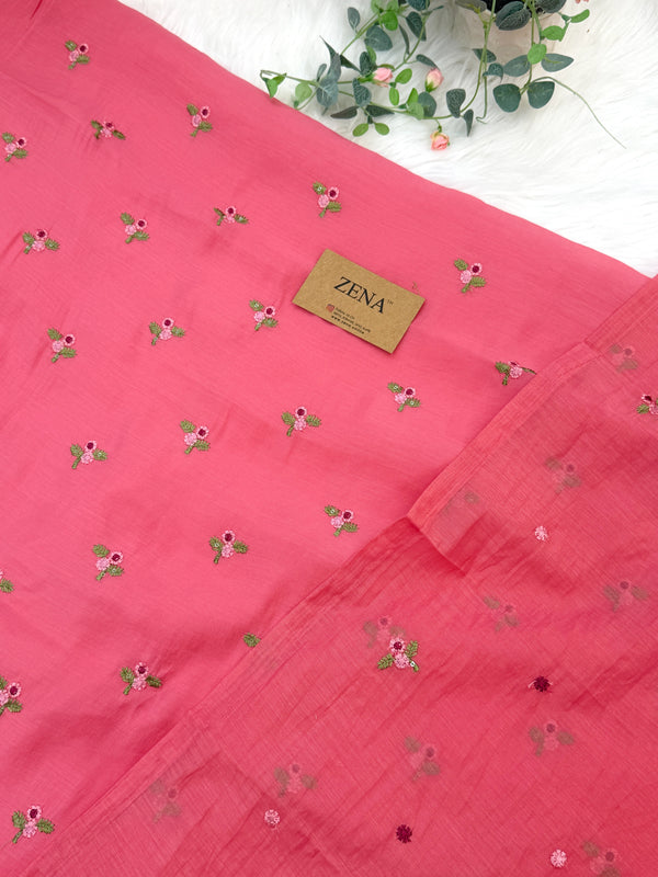✨ Malai Chanderi Unstitched Suit ✨