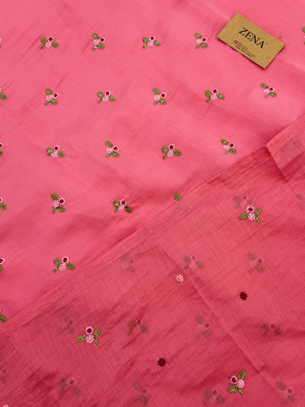 ✨ Malai Chanderi Unstitched Suit ✨