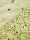 ✨ Pure Mul Chanderi Embroidered Unstitched Suit