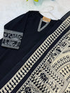 Pure Cotton Thread Work Anarkali Set