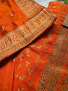 Unstitched Cotton Jacquard Partywear Suit – Comfort Meets Festive Elegance