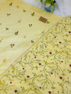 ✨ Pure Mul Chanderi Embroidered Unstitched Suit