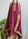Unstitched Cotton Jacquard Partywear Suit – Comfort Meets Festive Elegance