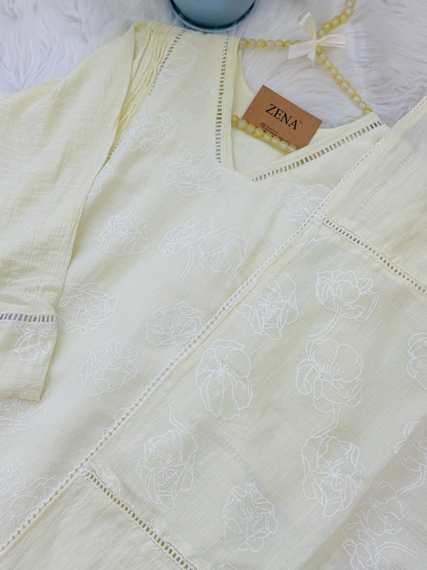 Imported Crush Rayon Anarkali Set
