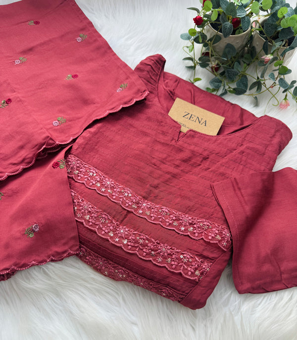 Premium Mul Cotton Anarkali Kurti Set