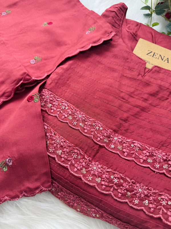 Premium Mul Cotton Anarkali Kurti Set