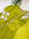 ✨ Premium Mul Chanderi Hand-Detailed Anarkali Set ✨