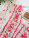 ✨ Linen Silk Handwork Kurti Set ✨