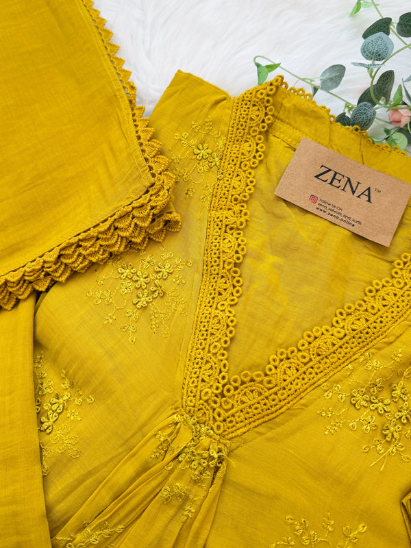✨ Mul Cotton Anarkali Set ✨