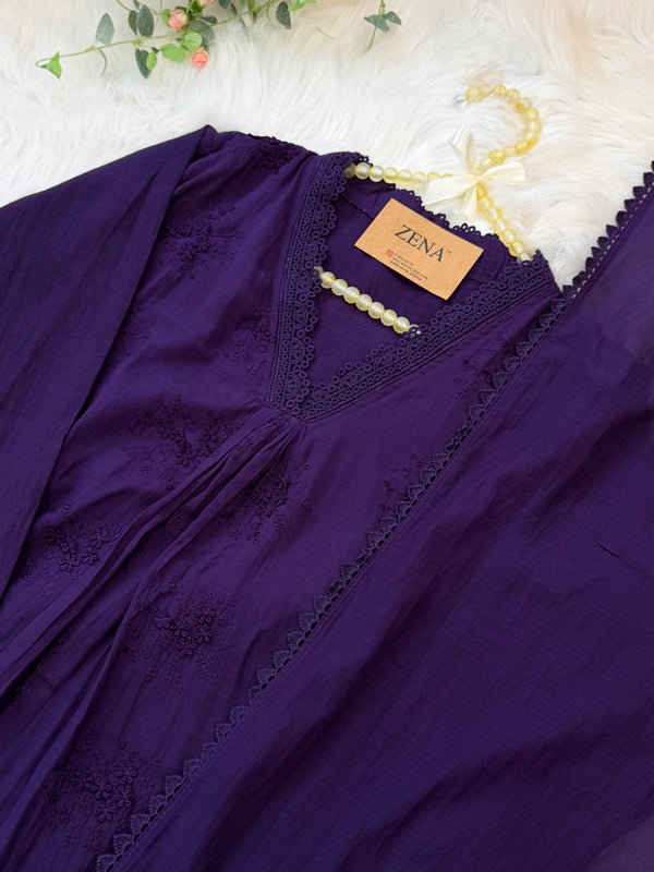 ✨ Mul Cotton Anarkali Set ✨