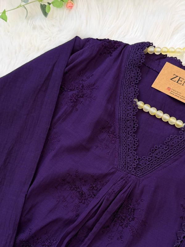 ✨ Mul Cotton Anarkali Set ✨