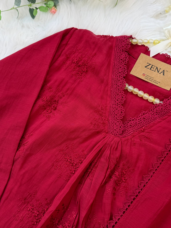 ✨ Mul Cotton Anarkali Set ✨