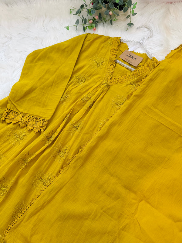 ✨ Mul Cotton Anarkali Set ✨