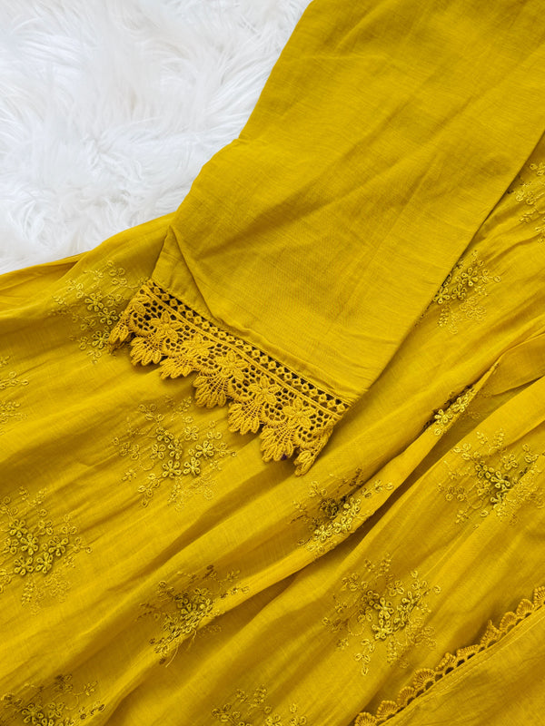 ✨ Mul Cotton Anarkali Set ✨