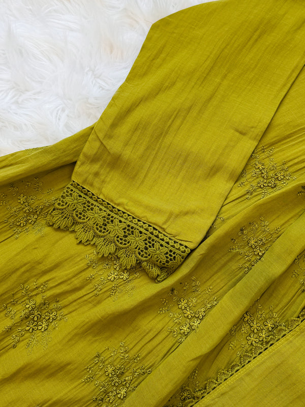 ✨ Mul Cotton Anarkali Set ✨