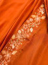 Chinnon hand work Anarkali kurti set