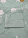 Mul Chanderi Hand Detailed Unstitched Suit