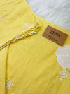 Mul Chanderi Hand Detailed Unstitched Suit