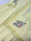 ✨ Rayon Floral Embroidered Anarkali Set