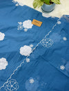 Mul Chanderi Hand Detailed Unstitched Suit