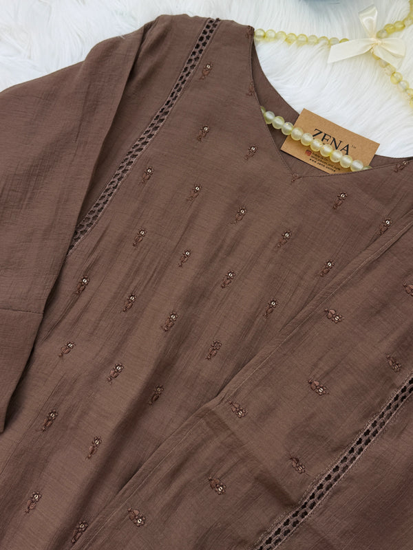 ✨ Mul Chanderi A-Line Kurti Set ✨