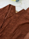 ✨ Pure Mul Chanderi Embroidered A-Line Kurti Set