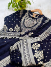 PURE CREPE HAND WORK KURTI SET