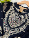 PURE CREPE HAND WORK KURTI SET