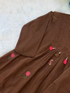 ✨ Pure Mul Cotton Embroidered Anarkali