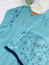 ✨ Pure Cotton A-Line Kurti Set