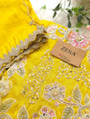 ✨ Premium Cosmo Tissue Silk Handwork Unstitched Suit ✨
